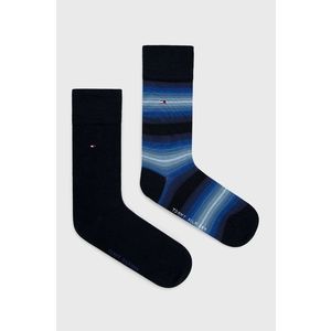 Ponožky Tommy Hilfiger pánske, tmavomodrá farba vyobraziť