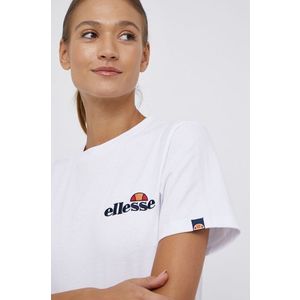 Bavlnené tričko Ellesse SGK13290-011, biela farba vyobraziť