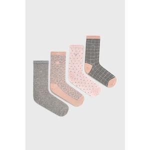 Ponožky Calvin Klein dámske, ružová farba vyobraziť