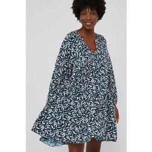 Šaty Answear Lab tyrkysová farba, mini, oversize vyobraziť