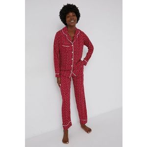 Pyžamo Answear Lab dámska, bordová farba vyobraziť
