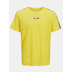Žlté tričko s potlačou Jack & Jones Flow vyobraziť