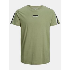 Zelené tričko s potlačou Jack & Jones Flow vyobraziť