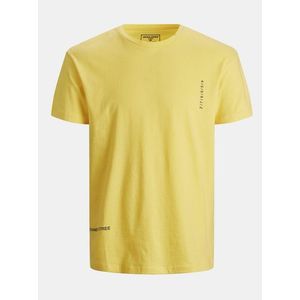 Žlté tričko s potlačou Jack & Jones Metro vyobraziť