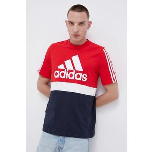 Bavlnené tričko adidas H58978 vzorované vyobraziť