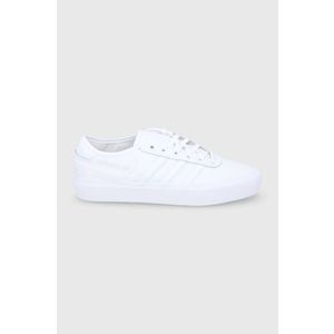 Topánky adidas Originals H02385 biela farba, na plochom podpätku vyobraziť