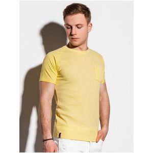 Pánske tričko s potlačou S1182 - žltá vyobraziť