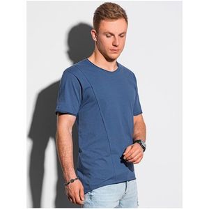 Pánske tričko bez potlače S1378 - námornícka modrá vyobraziť