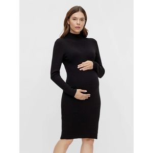 Čierne tehotenské svetrové šaty Mama.licious Jacina vyobraziť