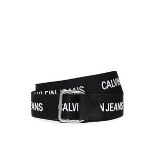 Calvin Klein Jeans Dámsky opasok Slider Webbing Belt 38mm K50K507064 Čierna vyobraziť