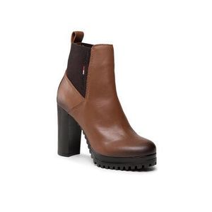 Tommy Jeans Členková obuv Essentials High Heel Boot EN0EN01547 Hnedá vyobraziť