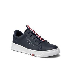 Tommy Hilfiger Sneakersy Low Cut Lace Up Sneaker T3B4-32052-0193 S Tmavomodrá vyobraziť