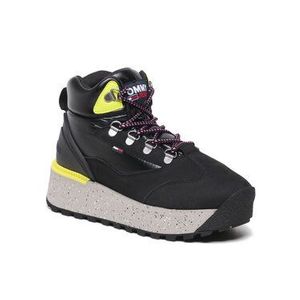 Tommy Jeans Sneakersy Hybrid Platform Boot EN0EN01589 Čierna vyobraziť