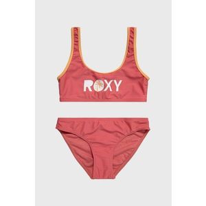 Detské plavky Roxy ružová farba vyobraziť