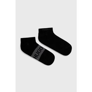 Ponožky Boss pánske, čierna farba vyobraziť
