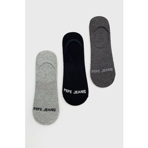 Ponožky Pepe Jeans Arundel (3-pack) pánske, biela farba vyobraziť