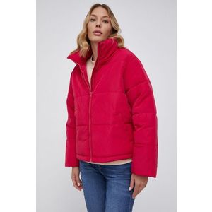 Bunda Wrangler dámska, ružová farba, zimná, oversize vyobraziť