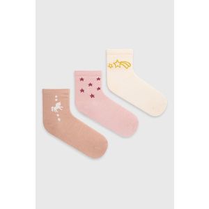 Detské ponožky GAP ružová farba vyobraziť
