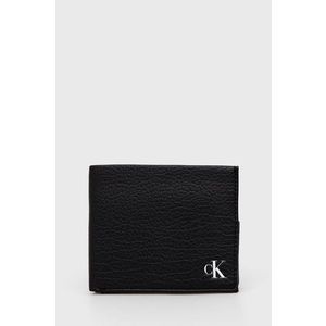 Peňaženka Calvin Klein Jeans pánska, čierna farba vyobraziť