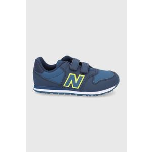 Detské topánky New Balance PV500WNN tmavomodrá farba vyobraziť