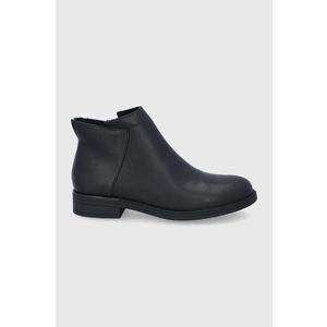 Členkové topánky Answear Lab dámske, čierna farba, na plochom podpätku, jemne zateplené vyobraziť