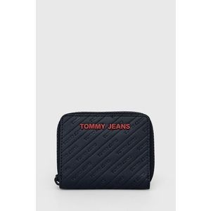 Peňaženka Tommy Jeans dámska, tmavomodrá farba vyobraziť
