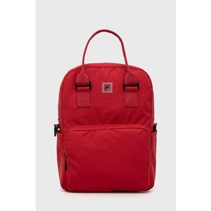 Detský ruksak Fila červená farba, malý, jednofarebný vyobraziť