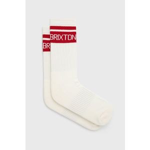 Ponožky Brixton pánske, biela farba vyobraziť