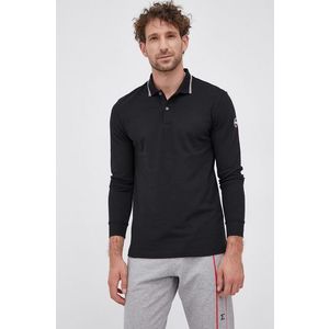 Tričko s dlhým rukávom Colmar pánske, čierna farba, jednofarebné vyobraziť