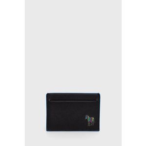 Kožená peňaženka PS Paul Smith pánska, čierna farba vyobraziť
