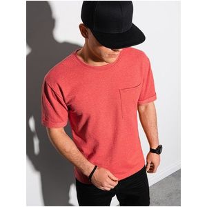 Pánske tričko s potlačou S1371 - červené vyobraziť