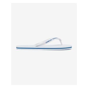 Sandále, papuče pre mužov Armani Exchange - biela vyobraziť