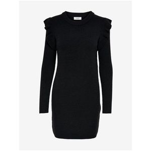 Čierne svetrové šaty Jacqueline de Yong Willa vyobraziť