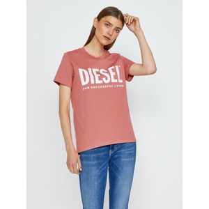 Tričká s krátkym rukávom pre ženy Diesel - ružová vyobraziť