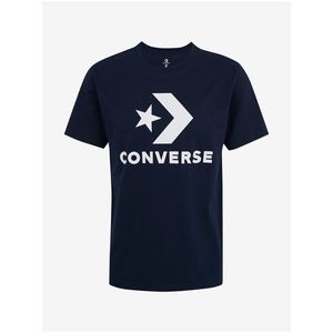 Tričká s krátkym rukávom pre mužov Converse - čierna vyobraziť