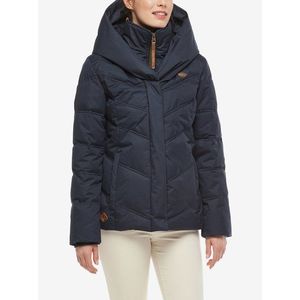 Tmavomodrá dámska zimná bunda s kapucou Ragwear Natesa vyobraziť