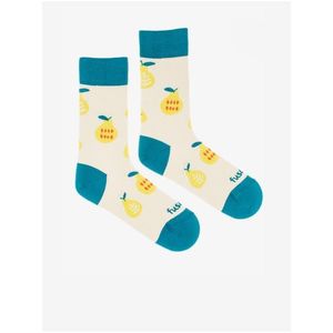 Ponožky pre ženy Fusakle - béžová, zelená vyobraziť