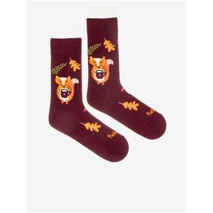 Ponožky pre ženy Fusakle - vínová vyobraziť