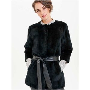 Kabáty pre ženy KARA - čierna vyobraziť