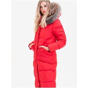 Kabáty pre ženy KARA - červená vyobraziť
