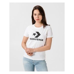 Tričká s krátkym rukávom pre ženy Converse - biela vyobraziť