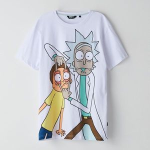 Cropp - Tričko Rick and Morty - Biela vyobraziť