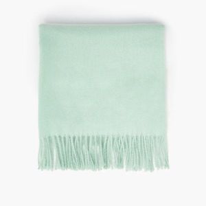 Cropp - Hladký šál so strapcami - Zelená vyobraziť
