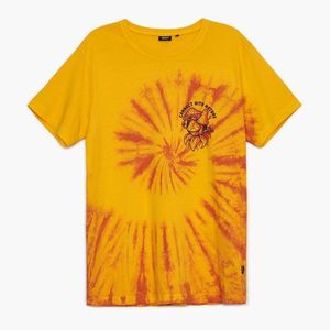 Cropp - Batikované tričko - Žltá vyobraziť