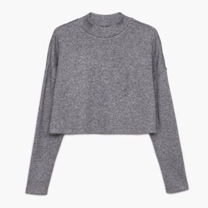 Cropp - Oversize pletený sveter - Svetlošedá vyobraziť