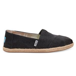 Toms Black Washed Canvas Alpargata-5 čierne 10009751-5 vyobraziť