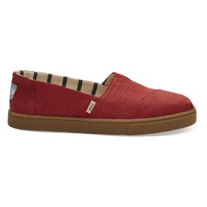 Toms Red Canvas Women's Cupsole Alpargatas-5 červené 10013473-5 vyobraziť