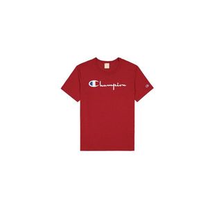 Champion Script Logo Crew Neck T-Shirt-L červené 210972-RS517-L vyobraziť