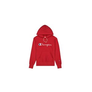 Champion Script Logo Reverse Weave Hoodie-XXL červené 212574-RS517-XXL vyobraziť