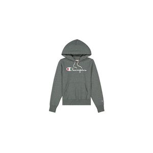 Champion Script Logo Reverse Weave Hoodie W-L šedé 111555-EM519-L vyobraziť